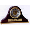 Piano Finish Wood Napoleon Alarm Clock (7 5/8"x4 5/8"x1 1/2")